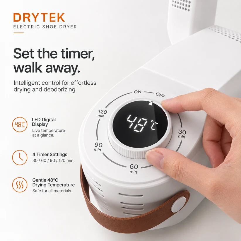 DRYTEK Pro™ – Foldable Shoe & Boot Dryer with Deodorizer