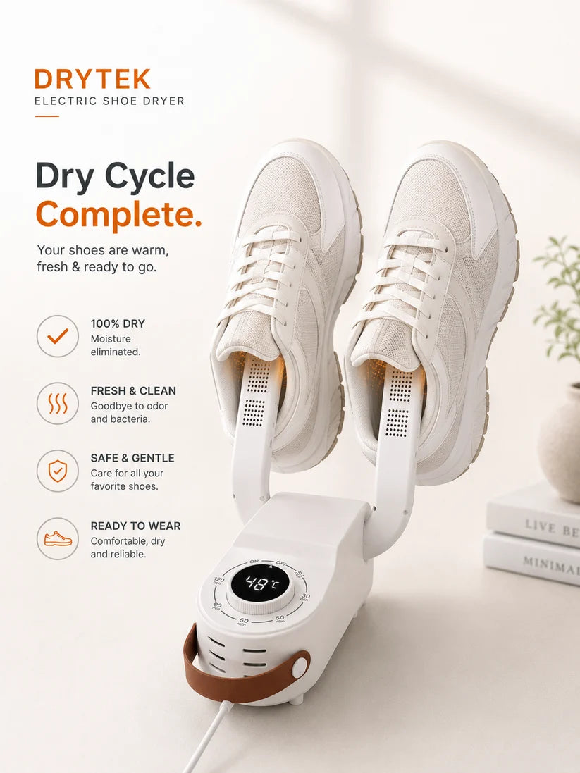 DRYTEK Pro™ – Foldable Shoe & Boot Dryer with Deodorizer